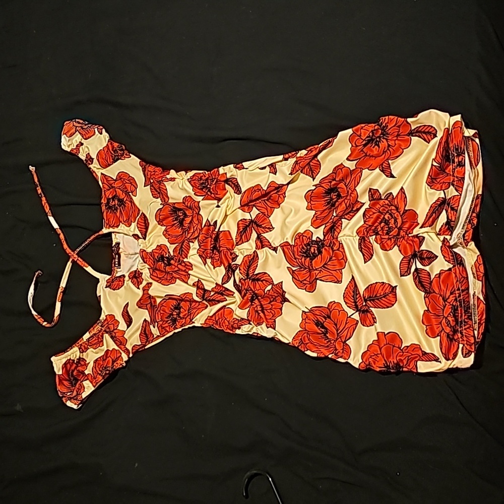 Shein flower mini dress
